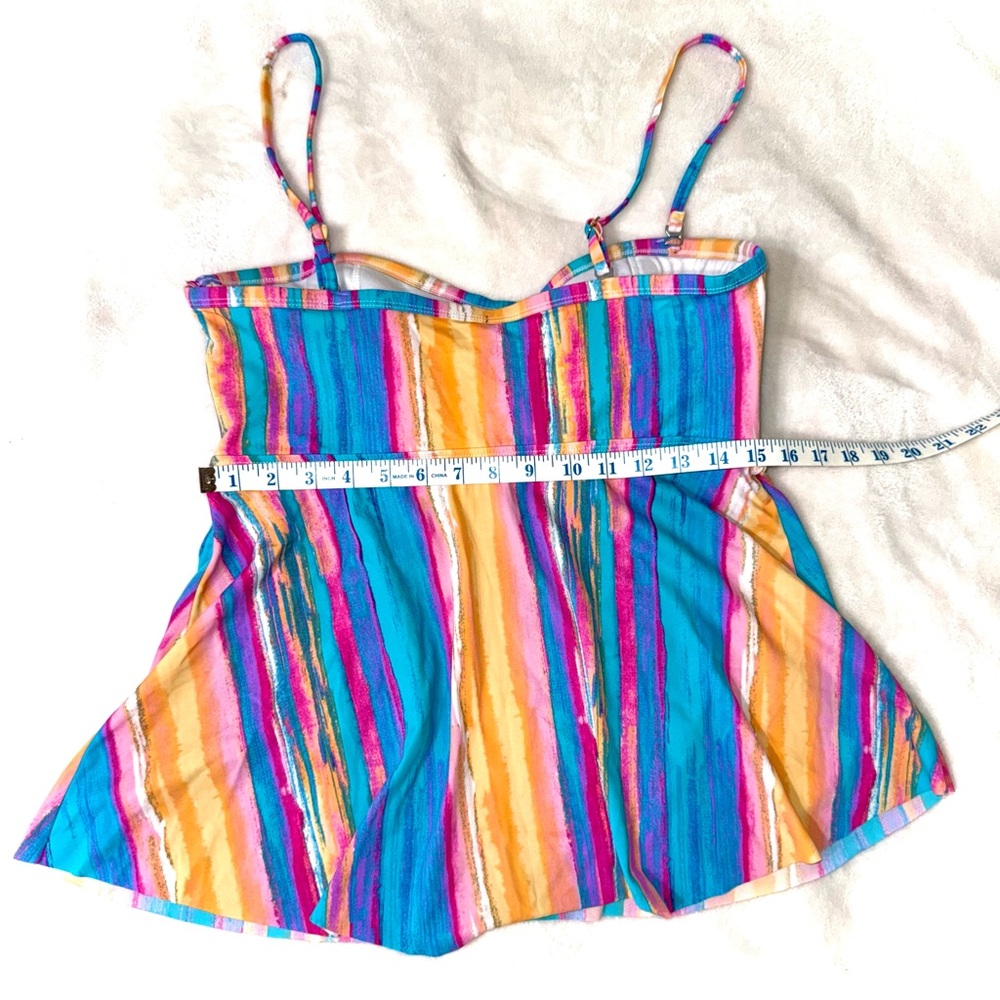 Multicolor Tankini Top - Picture 3 of 8